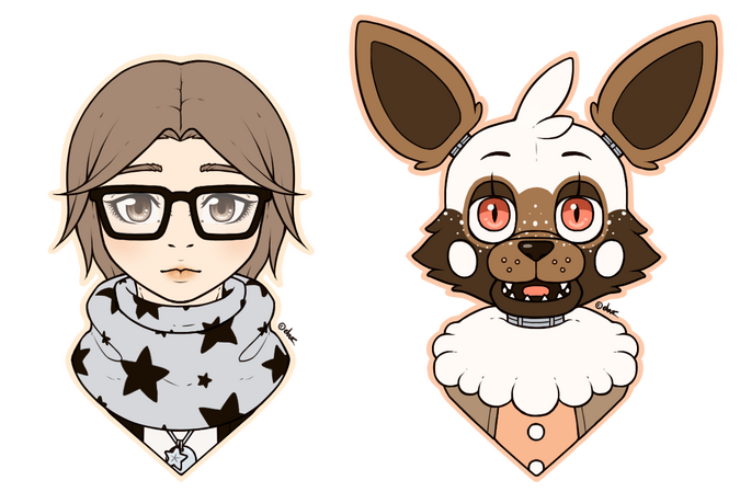 €10 - Symmetrical Portrait